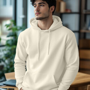 Off White Plain Regular Hoodie