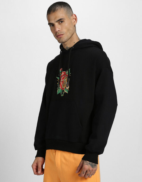 Integrity Graphic Print Oversized Hooded Sweatshirt - Image 5