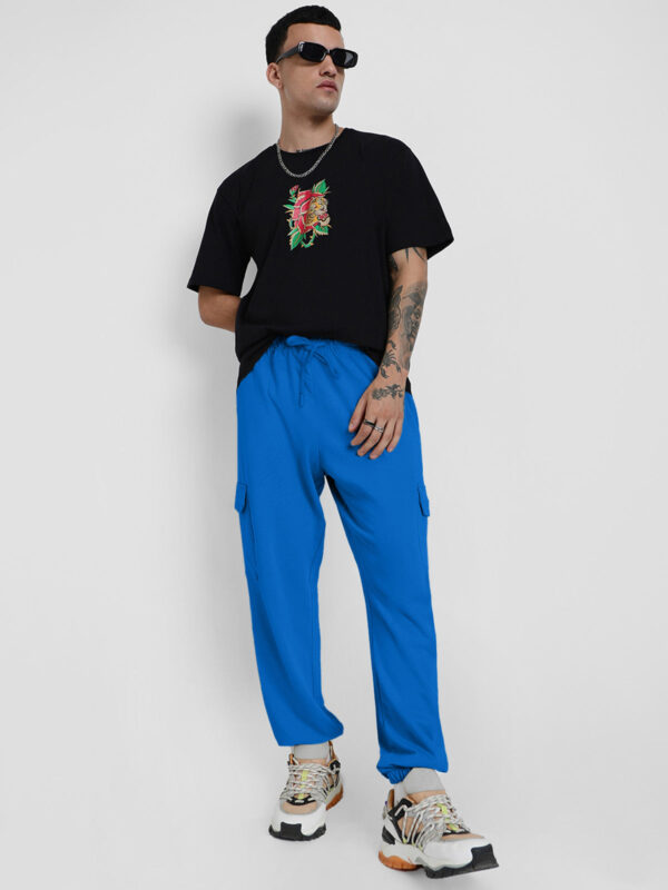 Skydiver Plain Baggy Fit Cargo Joggers - Image 5