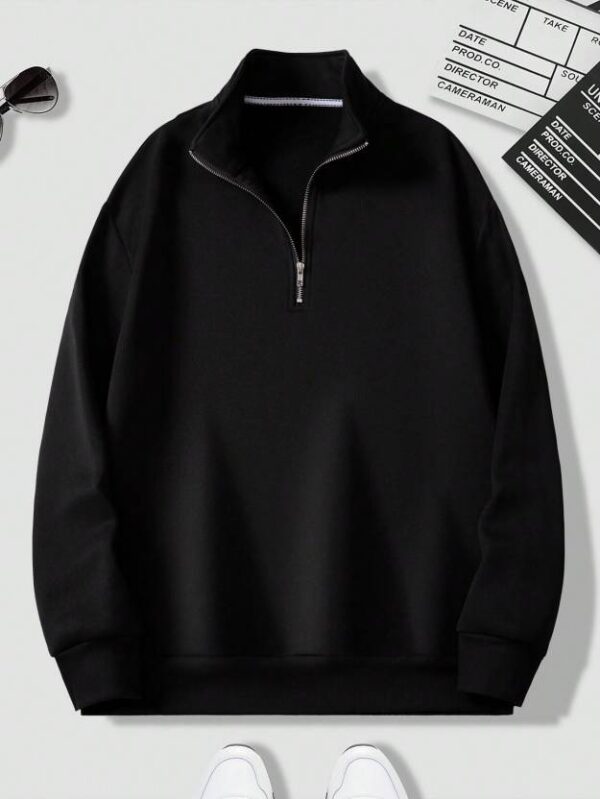Men Full Sleeve Solid Sweatshirt