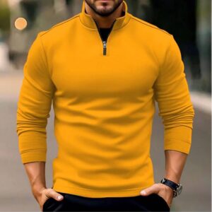Men Full Sleeve Solid Sweatshirt