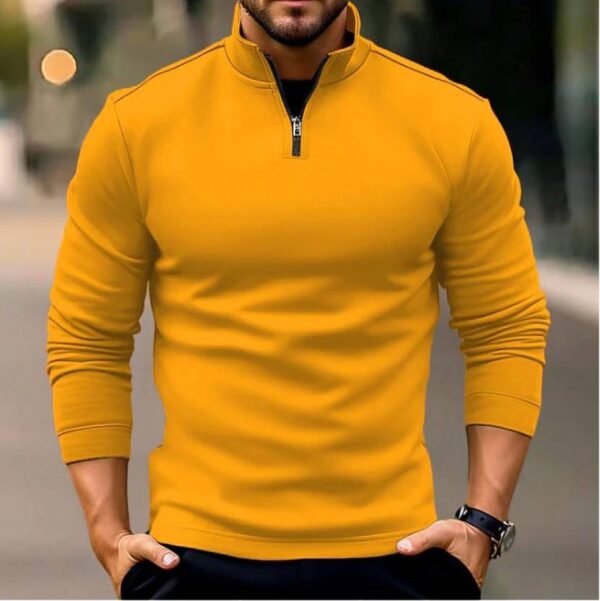 Men Full Sleeve Solid Sweatshirt