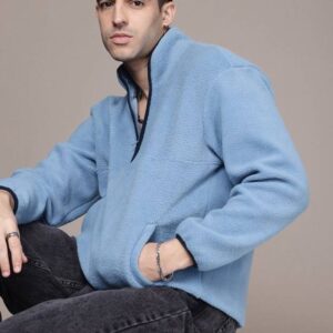 Men Full Sleeve Solid Sweatshirt
