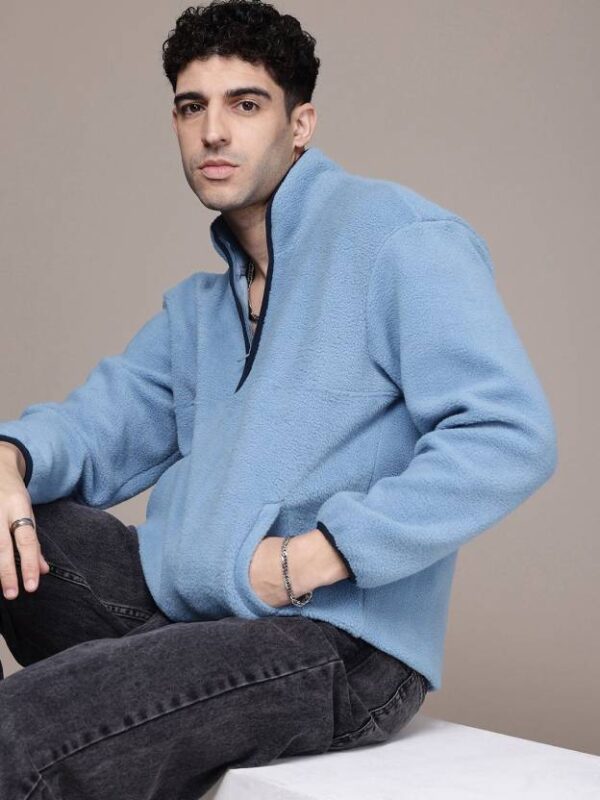 Men Full Sleeve Solid Sweatshirt
