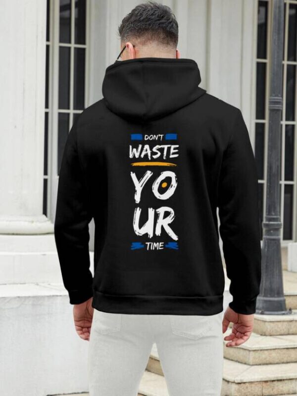 Men Full Sleeve Printed Hooded Sweatshirt