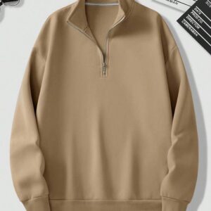 Men Full Sleeve Solid Sweatshirt