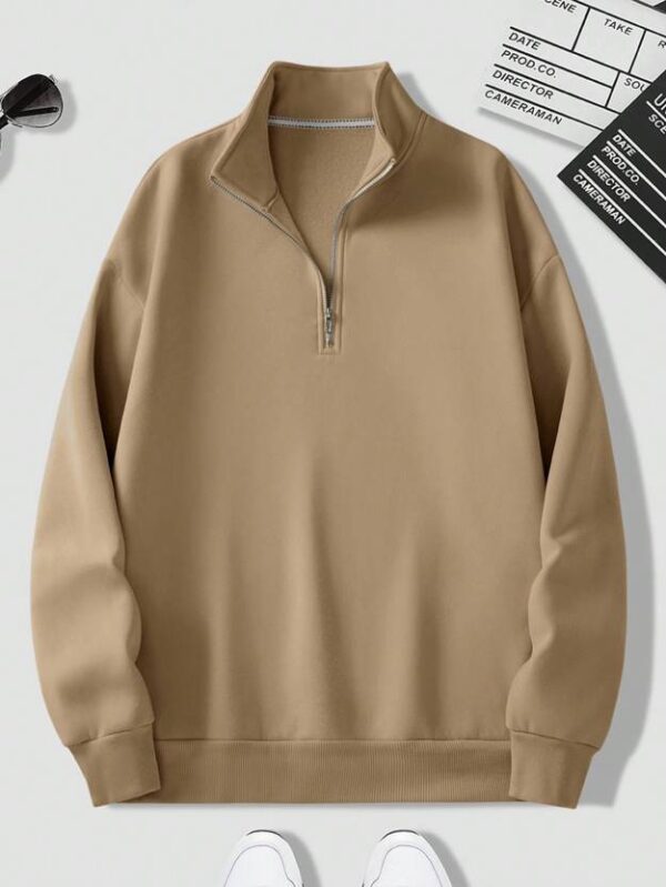 Men Full Sleeve Solid Sweatshirt
