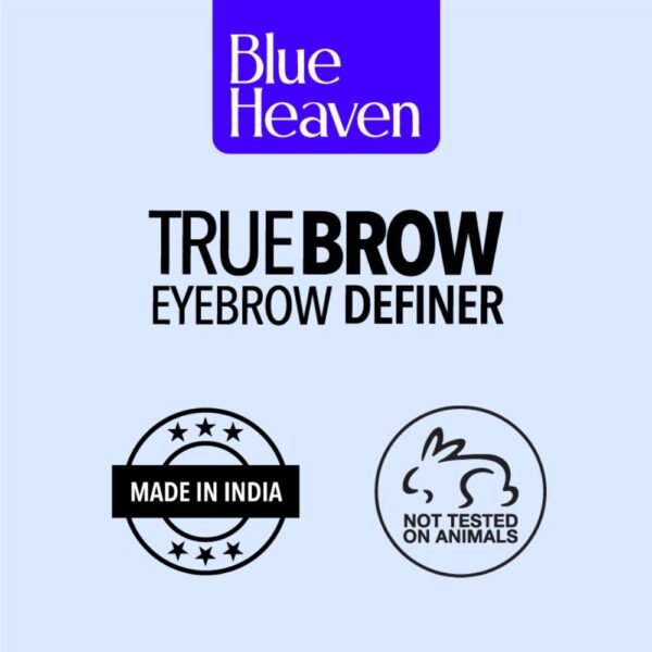 Blue Heaven True Brow Eye Brow Definer - Natural Brown(0.30gm) - Image 4