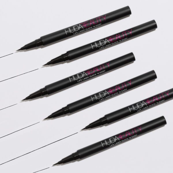 Huda Beauty Life Liner Quick'n Easy Precision Liquid Liner - Vanta(1ml) - Image 6