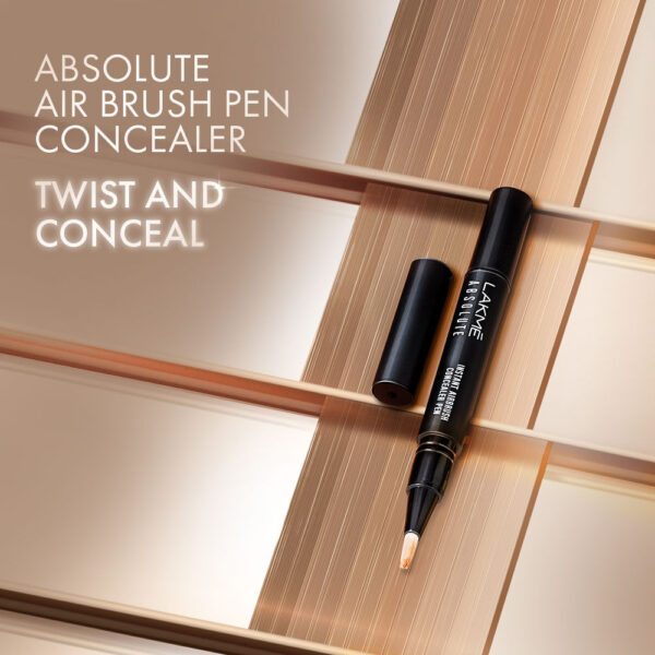 Lakme Absolute Instant Airbrush Concealer Pen - Beige(1.8 g) - Image 5