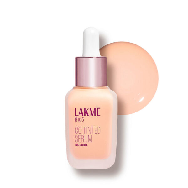 Lakme CC Tinted Serum with 2% Hyaluronic Acid - Naturelle(30ml)