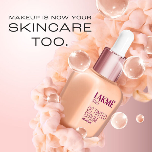 Lakme CC Tinted Serum with 2% Hyaluronic Acid - Naturelle(30ml) - Image 4