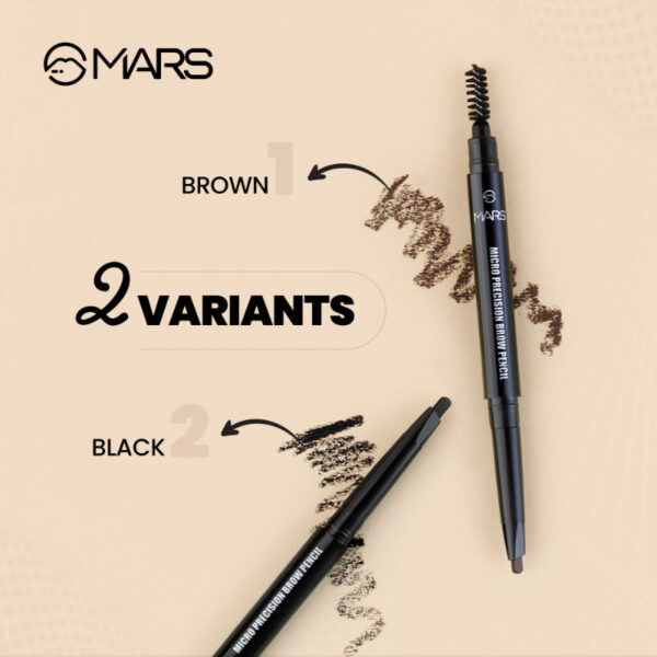 MARS Micro Precision Brow Pencil - Black(0.4g) - Image 6