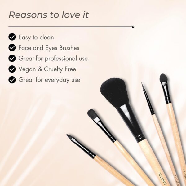 Allure Classic Ack-05 Pack Of 5 Makeup Brush(1pcs) - Image 2