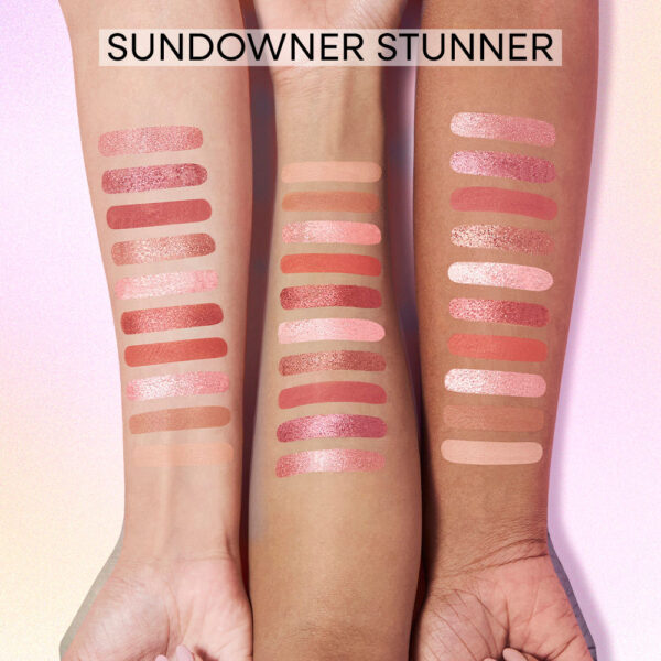 Nykaa Eyes On Me! 10-in-1 Eyeshadow Palette - Sundowner Stunner(12g) - Image 5
