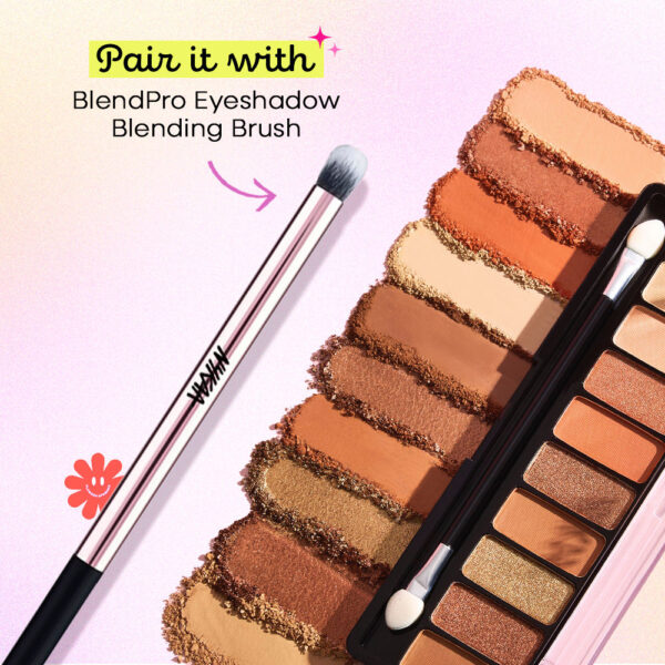 Nykaa Eyes On Me! 10-in-1 Eyeshadow Palette - Sundowner Stunner(12g) - Image 6