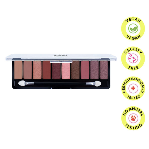 Nykaa Eyes On Me! 10-in-1 Eyeshadow Palette - Sundowner Stunner(12g) - Image 9