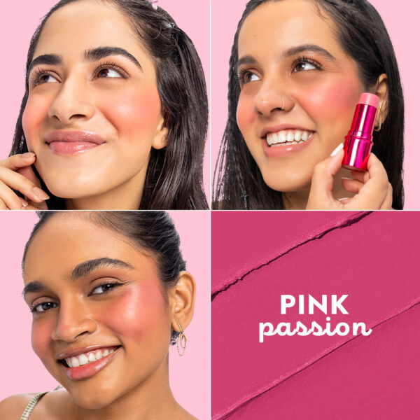 Nykaa Cosmetics Get Cheeky Blush Stick - Pink Passion(8g) - Image 2