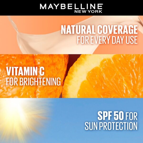 Maybelline New York Fit Me Fresh Tint, Lightweight, SPF 50 PA+++ & Vitamin C - Shade 05(30ml) - Image 3