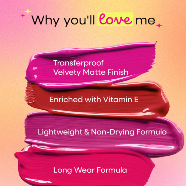 Nykaa Matte To Last ! Transferproof Liquid Lipstick - Chai -18(6.2ml) - Image 3