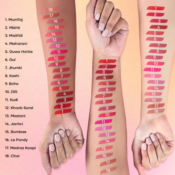 Nykaa Matte To Last ! Transferproof Liquid Lipstick - Chai -18(6.2ml) - Image 5