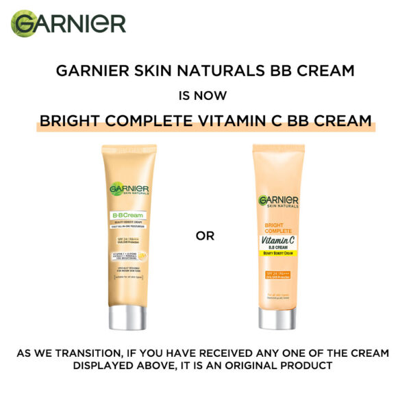 Garnier Skin Naturals Vitamin C BB Cream SPF 24/PA+++(30g) - Image 4