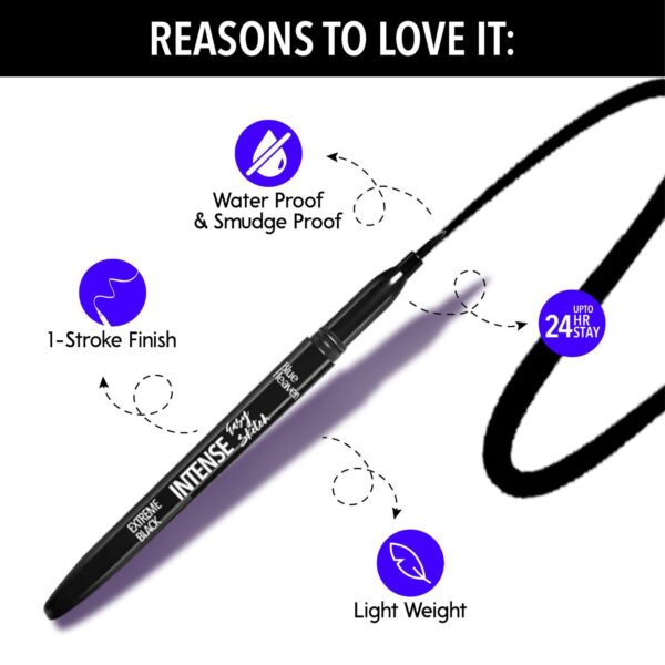 Blue Heaven Mesmerising Eye Combo Pack of 4 - Kajal, Mascara, Eyeliner & Brow Definer(4 pcs) - Image 7