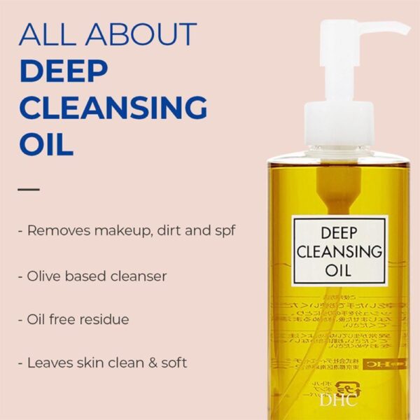 DHC Beauty Deep Cleansing Oil, Makeup Remover For All Skin Types(200ml) - Image 10