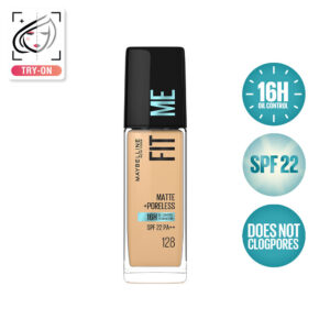 Maybelline New York Fit Me Matte + Poreless 16H Oil Control Foundation With SPF 22- 128(30ml)