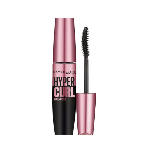Maybelline New York Hypercurl Waterproof Mascara, Smudge & Highly Pigmented Black(9.2ml) - Image 7
