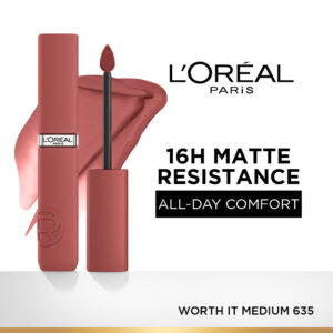 L'Oreal Paris Infallible Matte Resistance Liquid Lipstick - 635 Worth It Medium(5g)