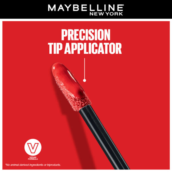 Maybelline New York Super Stay Vinyl Ink Liquid Lipstick, Instant Shine Lasts Up To 16H - 10 Lippy(4.2ML) - Image 8