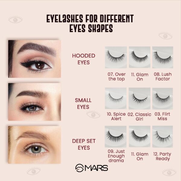 MARS Fabulash Eyelashes - 02 Classic Girl(1 pcs) - Image 3