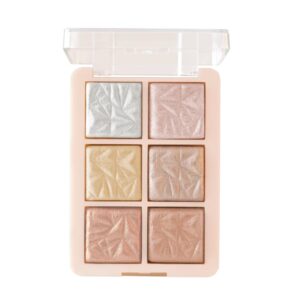 MARS Glowzilla 6 Shade Face Highlighter Palette -1(12 g)