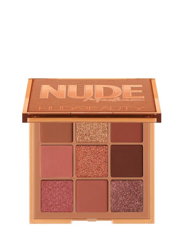 Huda Beauty Nude Obsessions Mini Eyeshadow Palette - Medium(9.9gm) - Image 2
