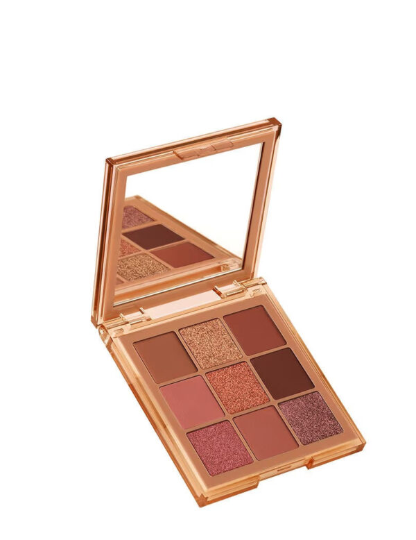Huda Beauty Nude Obsessions Mini Eyeshadow Palette - Medium(9.9gm) - Image 4