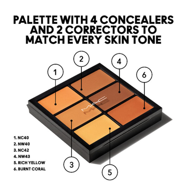M.A.C Studio Fix Conceal and Correct Palette - Medium Deep(Singles) - Image 5
