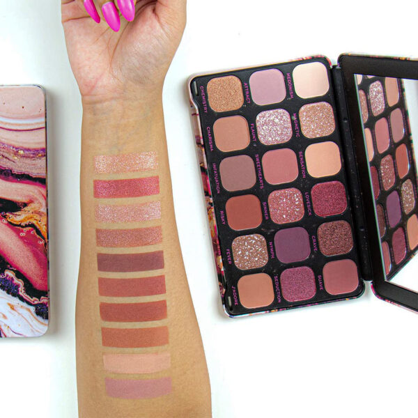 Makeup Revolution Forever Flawless Eyeshadow Palette-18 Smooth & Rich Shade - Allure(19.8gm) - Image 7