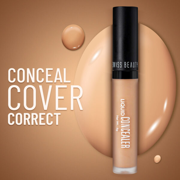 Swiss Beauty Liquid Concealer - 02 Sand Sable(5.6gm) - Image 3
