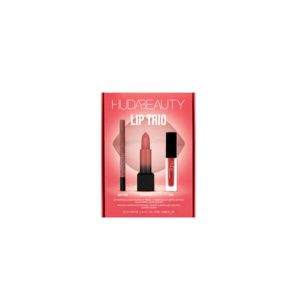 Huda Beauty The Ultimate Lip Trio Set - Icon(1.9ml) - Image 4