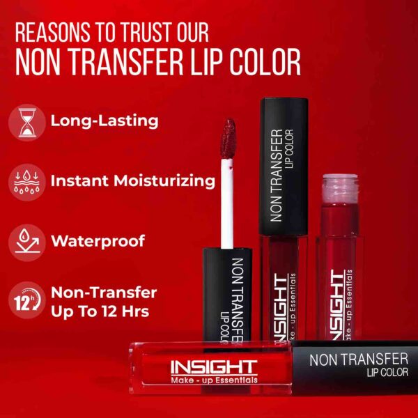 Insight Cosmetics Non Transfer Lip Color - 27 Top Notch(4ml) - Image 2