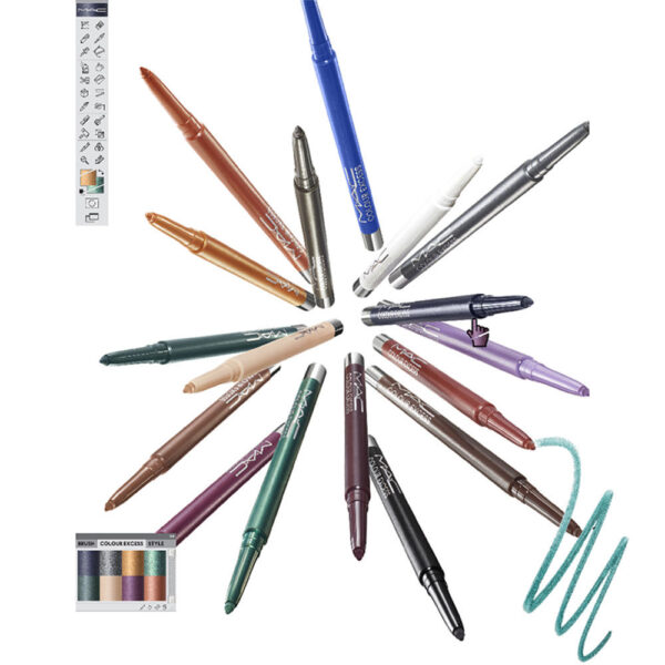 M.A.C. Colour Excess Gel Pencil Waterproof Eye Liner- Glide Or Die Kajal(1 gms) - Image 7