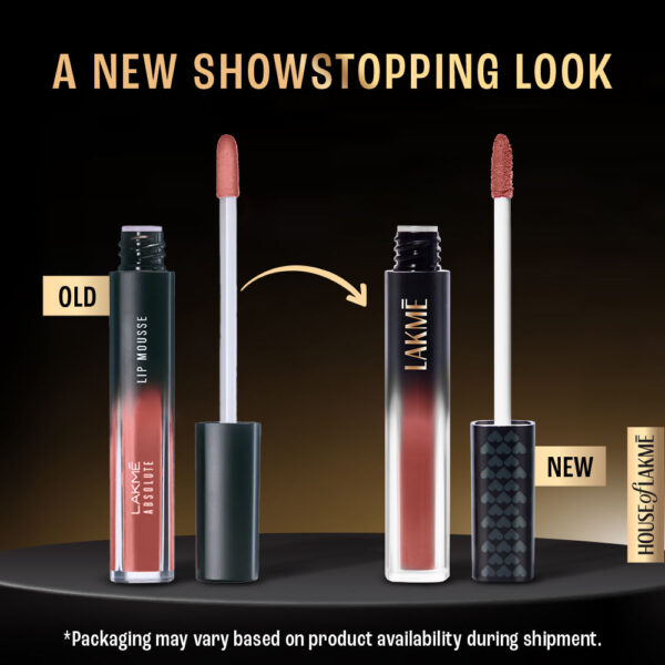 Lakme Xtraordin-Airy Velvet Matte Lip Mousse - 304 Chocolate Temptation(4.6 g) - Image 3