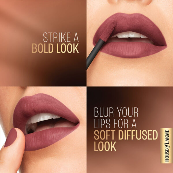 Lakme Xtraordin-Airy Velvet Matte Lip Mousse - 304 Chocolate Temptation(4.6 g) - Image 9