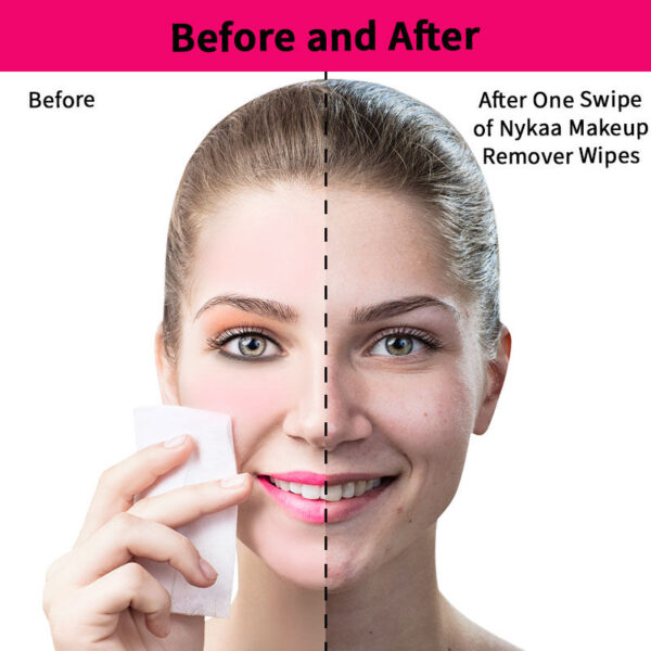 Nykaa Makeup Remover Wipes(30 Wipes) - Image 5