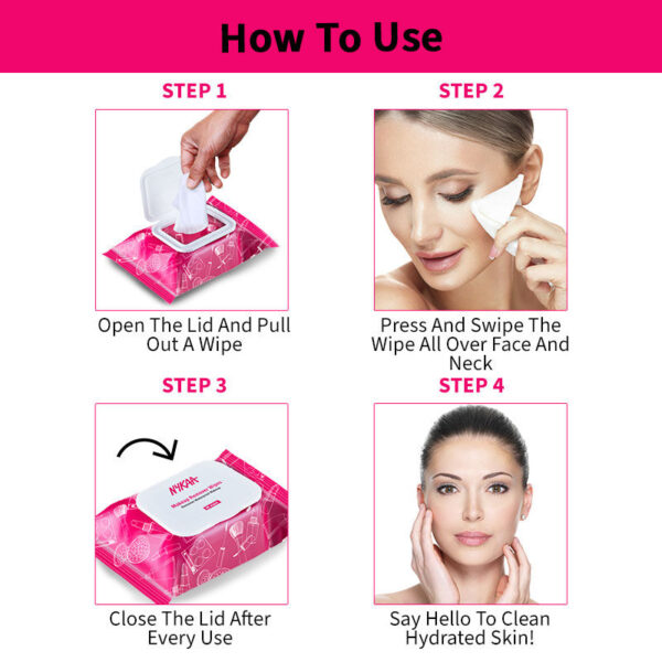 Nykaa Makeup Remover Wipes(30 Wipes) - Image 6