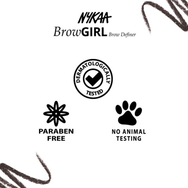 Nykaa Browgirl Eyebrow Definer Pencil - Bewitched Chestnut(0.35g) - Image 8