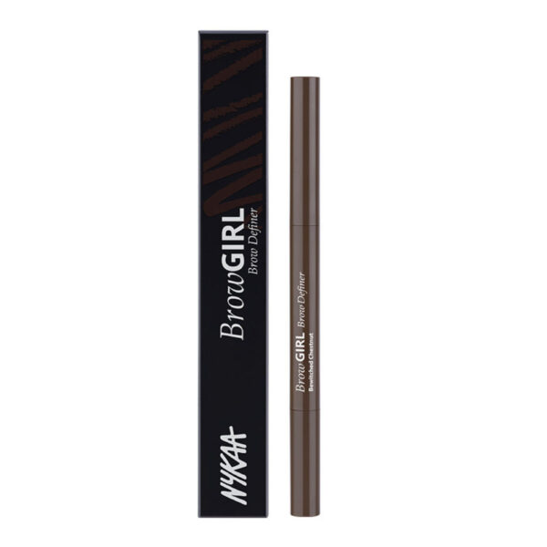 Nykaa Browgirl Eyebrow Definer Pencil - Bewitched Chestnut(0.35g) - Image 9