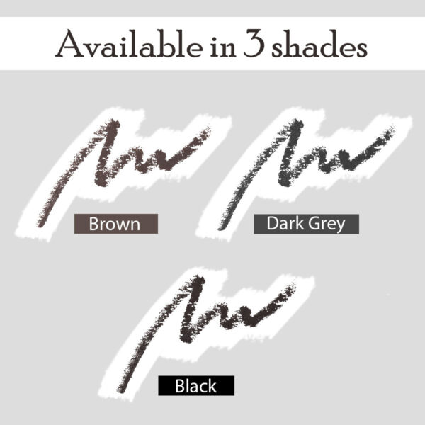 Insight Cosmetics Smudge Free Eyebrow Pencil - Brown(0.5gm) - Image 4