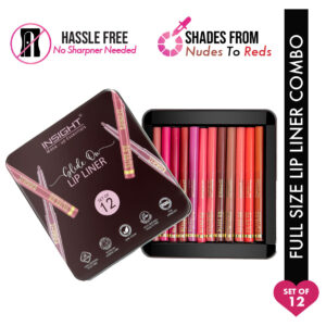 Insight Cosmetics Glide On Lip Liner - Set Of 12(3.6 g)